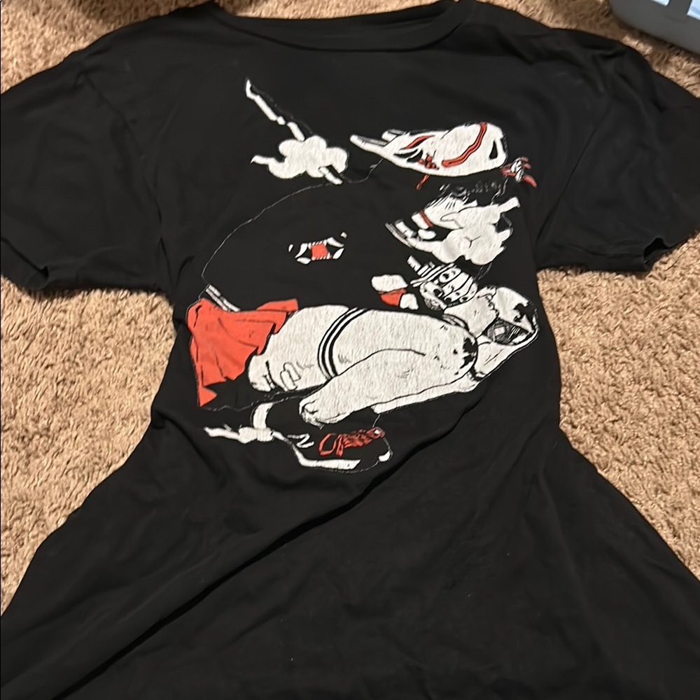 Black Graphic Men's Shirt
